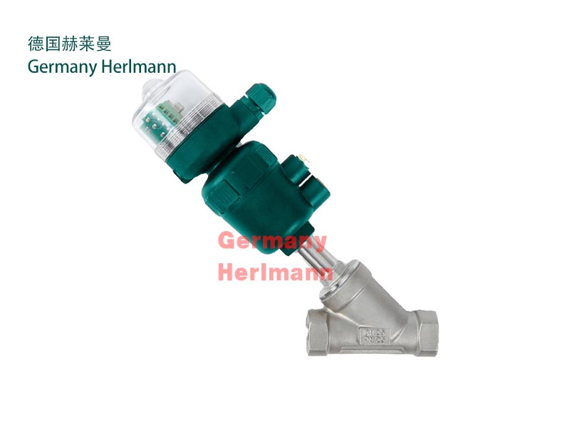 进口带磁感应开关气动角座阀